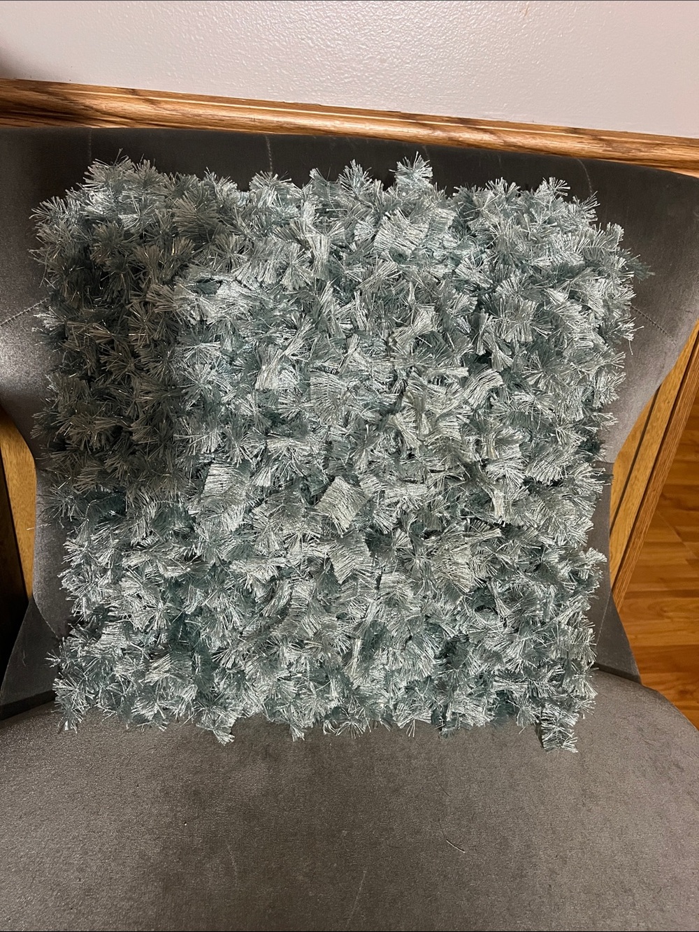 Plush Shag Decorative Throw Pillow - Sage Green
